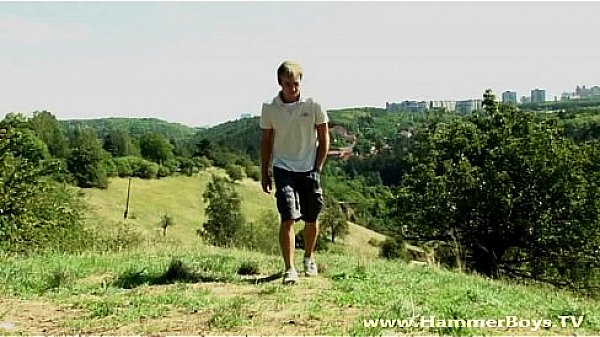 Blond David Hora from Hammerboys TV