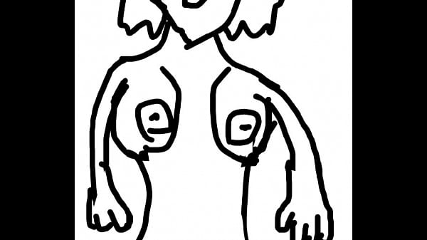Cubana hecha por increíblemente sexy dibujo a una polla de dibujo