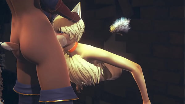 Furry Yaoi Hentai – Young Foxy blowjobs 2 futanaris