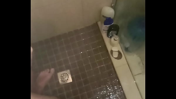 Man in shower